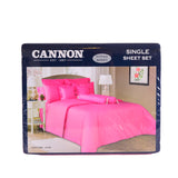 2PCS Fitted Plain bed sheet set