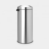 Flame Guard Waste Paper Bin, SilverCapacity: 30 liter