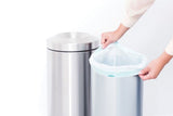 Flame Guard Waste Paper Bin, SilverCapacity: 30 liter