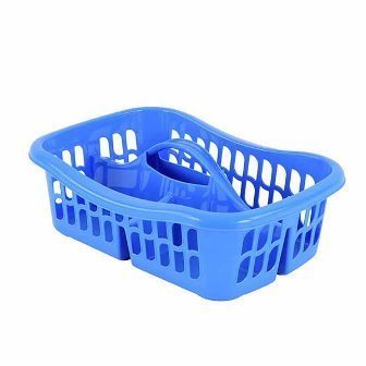 Storage basket with handle - AssortedSize: 38 x 28 x 14 cm.