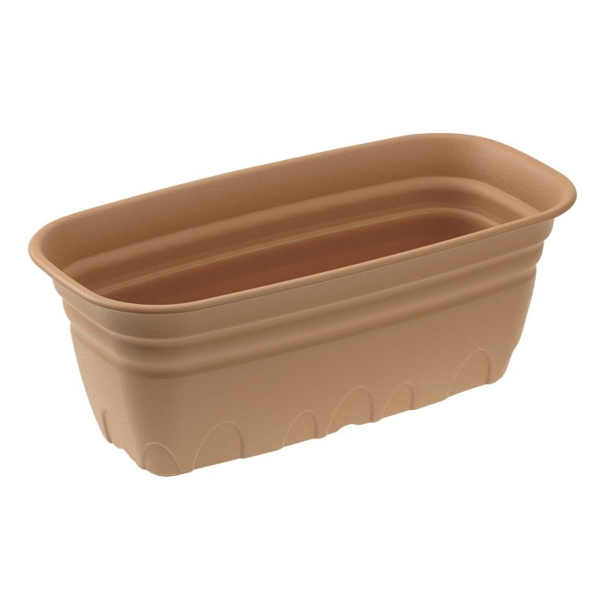 Rectangular Tulip Pot - brown ColorSize: 20x40cm