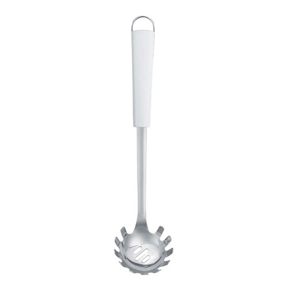 Spaghetti spoon, WhiteSize: 25 cm