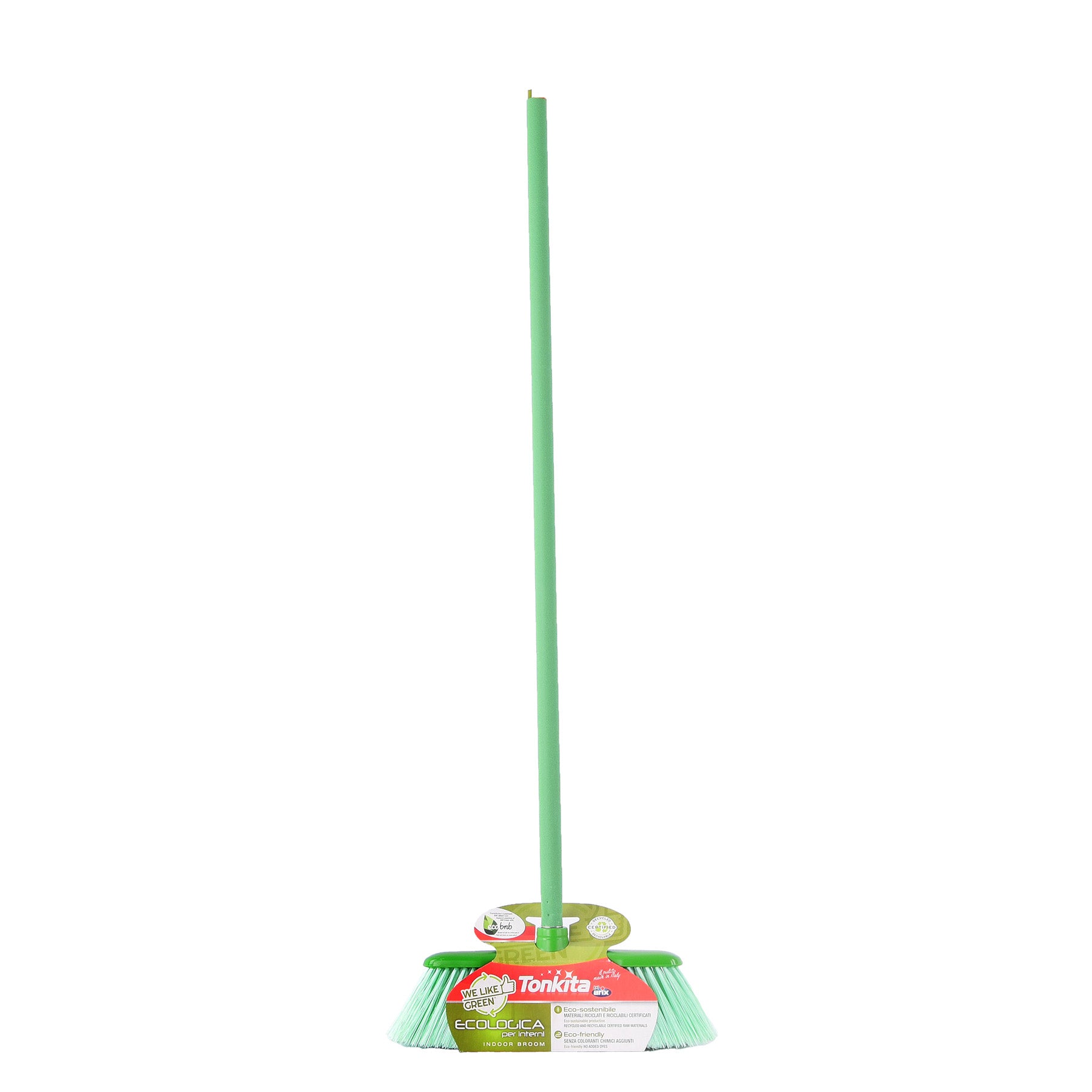 Ecologia Indoor Broom - Green An indoor broom made of recycled materials.