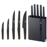 5 Pieces knife set Amefa edge Black, Set of 5