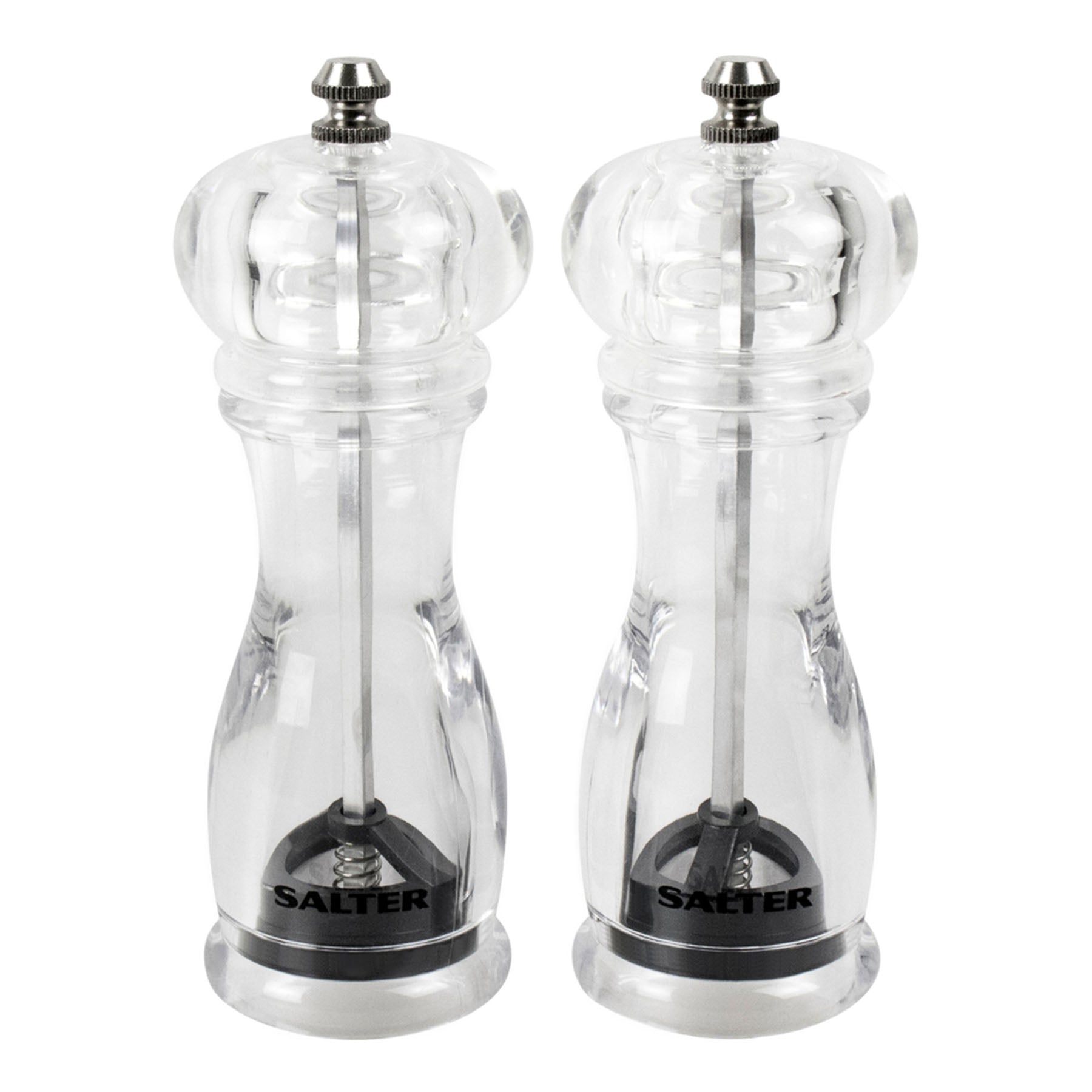 Contemporary salt & pepper mills Set of 2 pieces