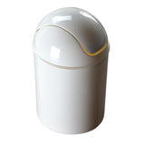 Dustbin with swing lid - BeigeCapacity: 5.5 liter