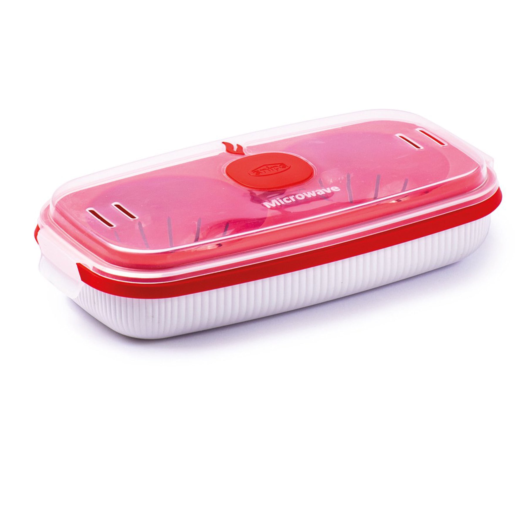 Microwave Egg Poacher & Omelette Maker - Red