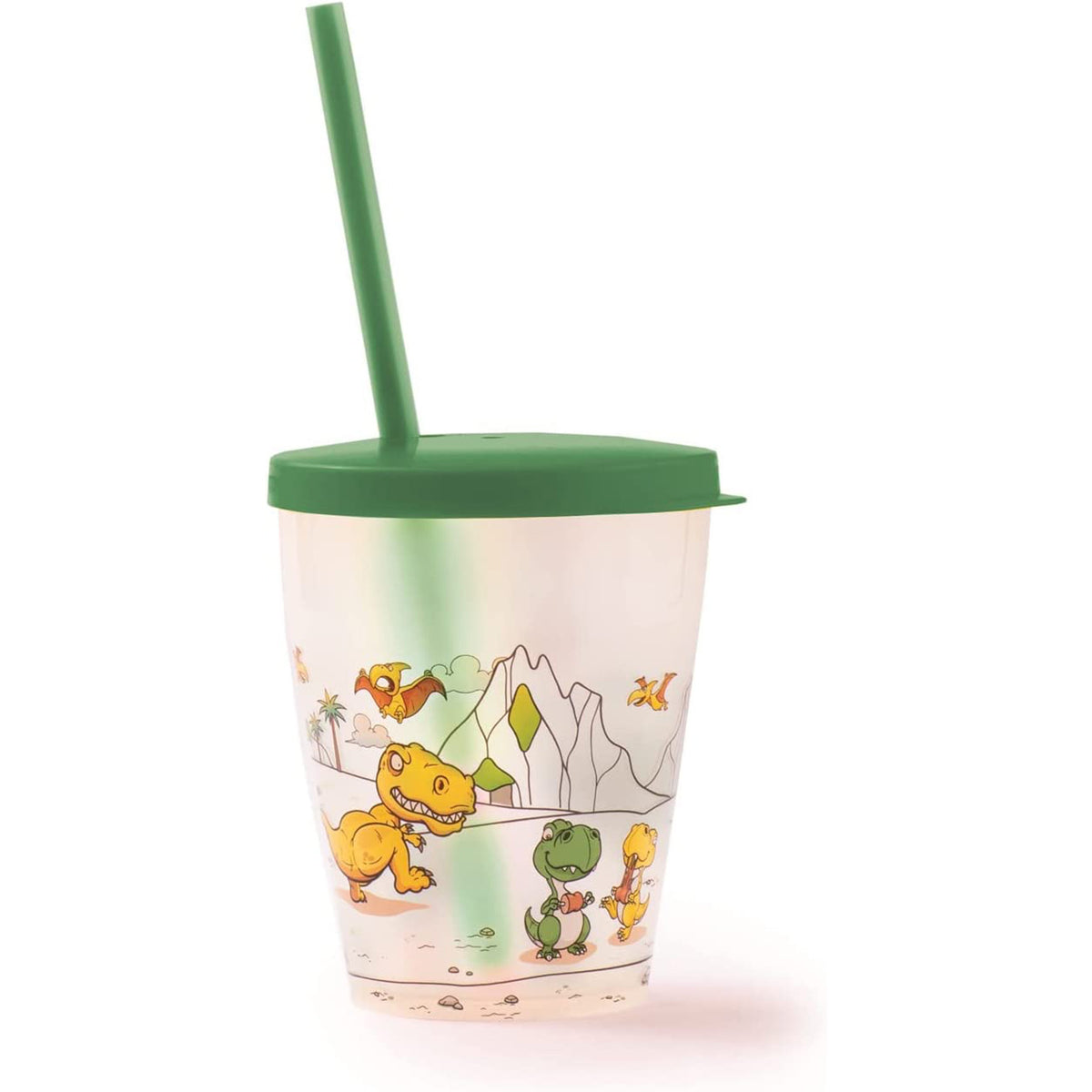 Tumbler + Flip Lid & Straw Ã DINO