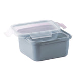 Lunch Box Square - light blue