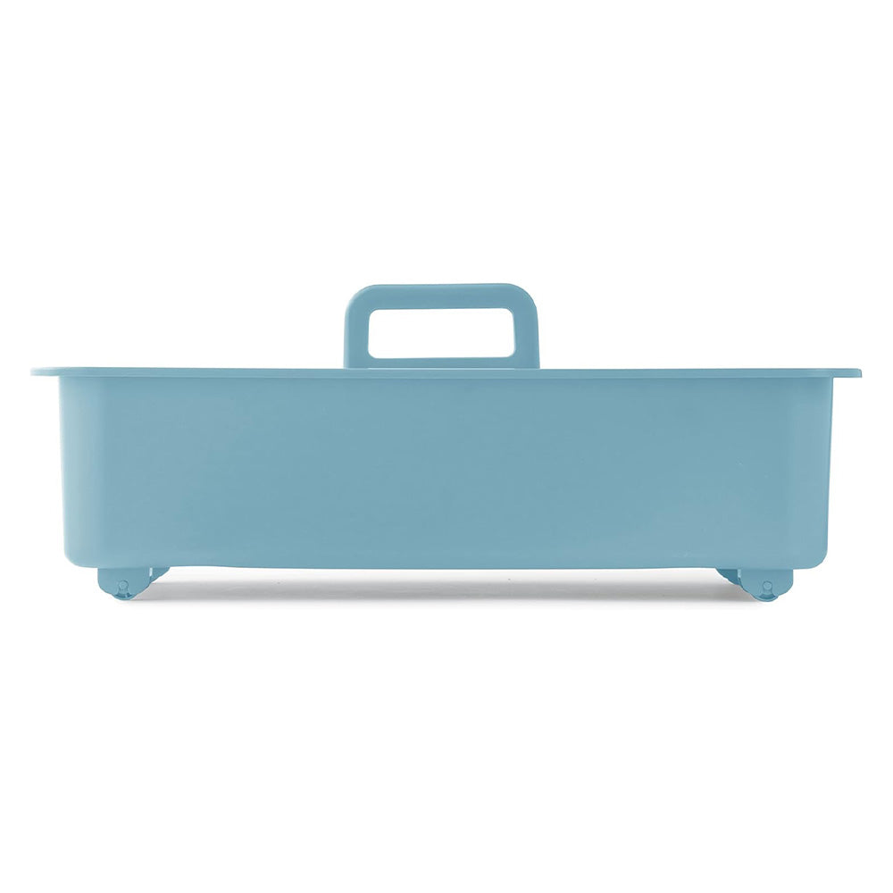 Storage caddy sink organizer - light blue