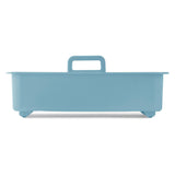 Storage caddy sink organizer - light blue