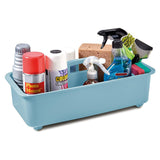 Storage caddy sink organizer - light blue