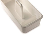 Storage caddy sink organizer - white