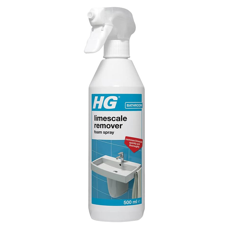 Limescale remover foam spray