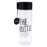 Water bottle with lid