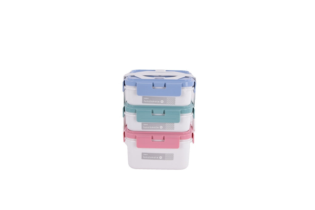 Lunch Stackable Canisters Picnic Set -Multi Colors