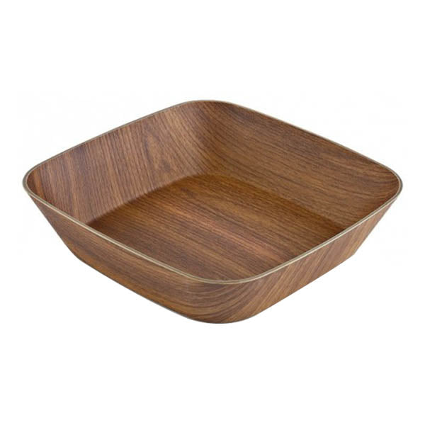 Square Bowl - Brown