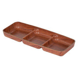 Sauce and Snack Dish - 3 Compartments