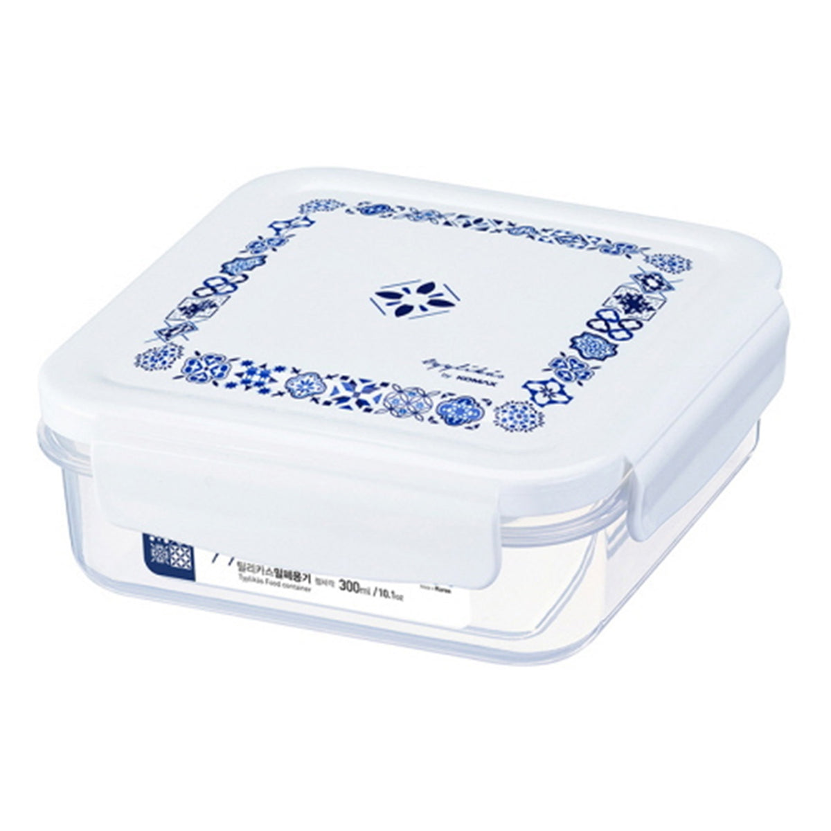 Food Container - White & Blue