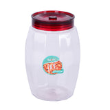 Plastic jar with lid