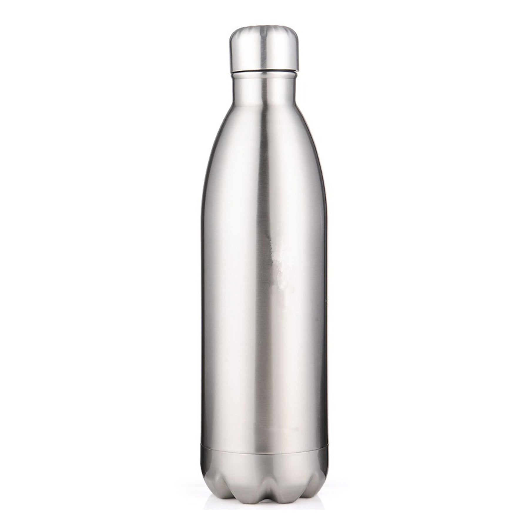 Sliver stainless steel water bottle