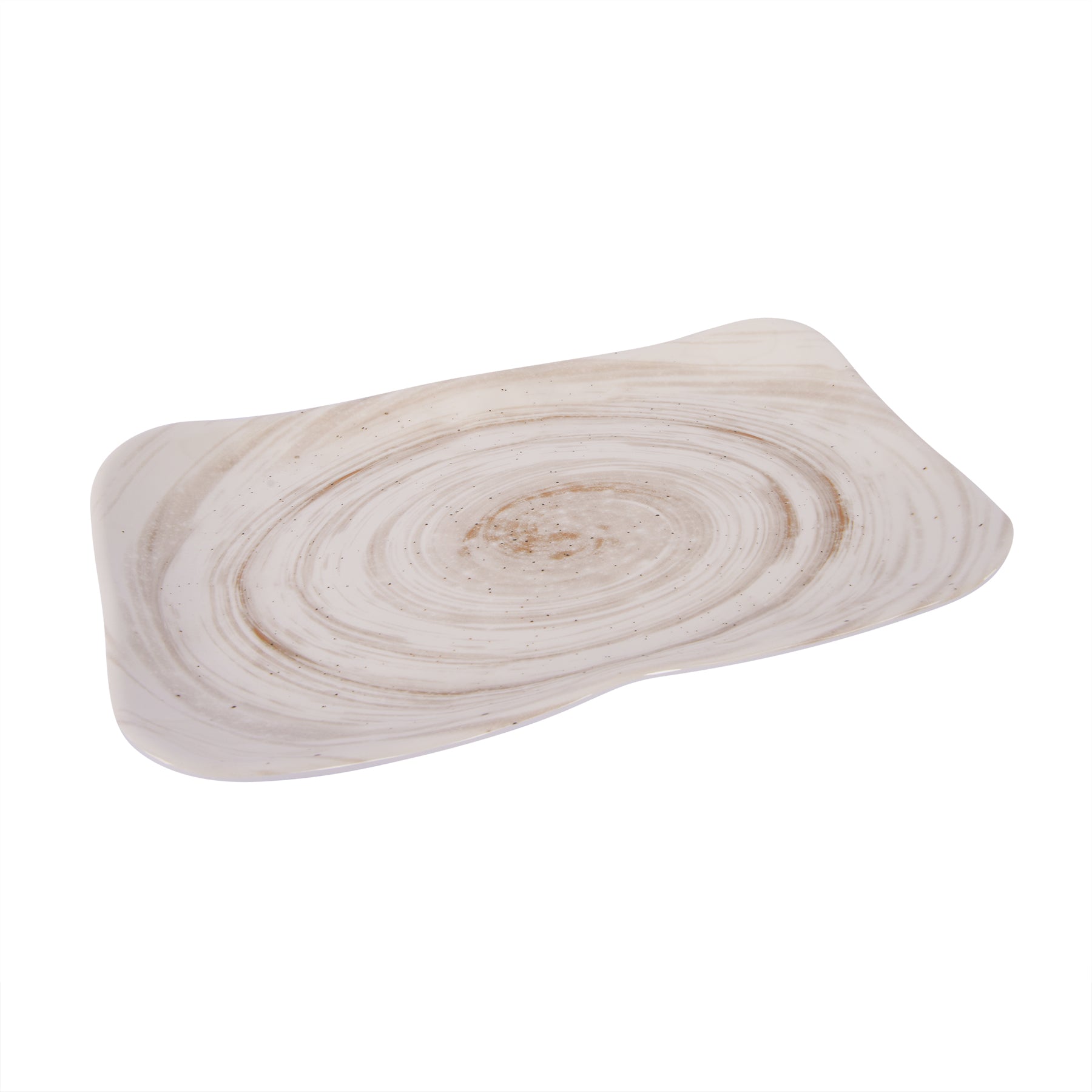 Rectangle Plate - Beige