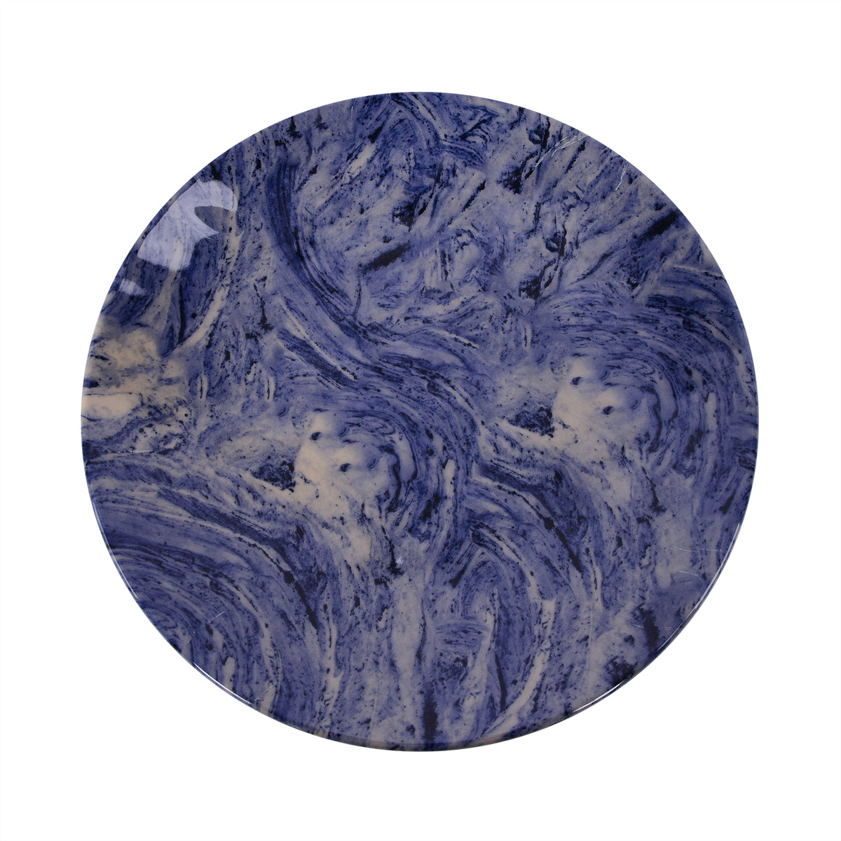 Round Plate - Blue