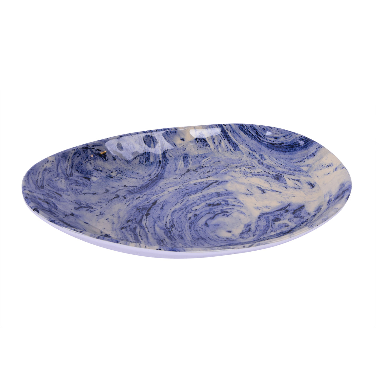 Oval Plate - Blue