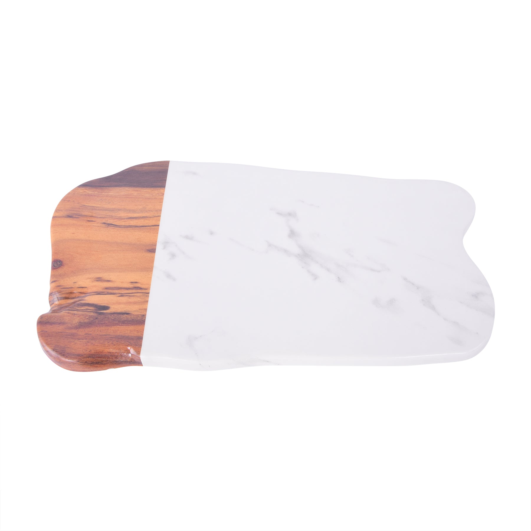 Serving Food Board- Marble & Brown