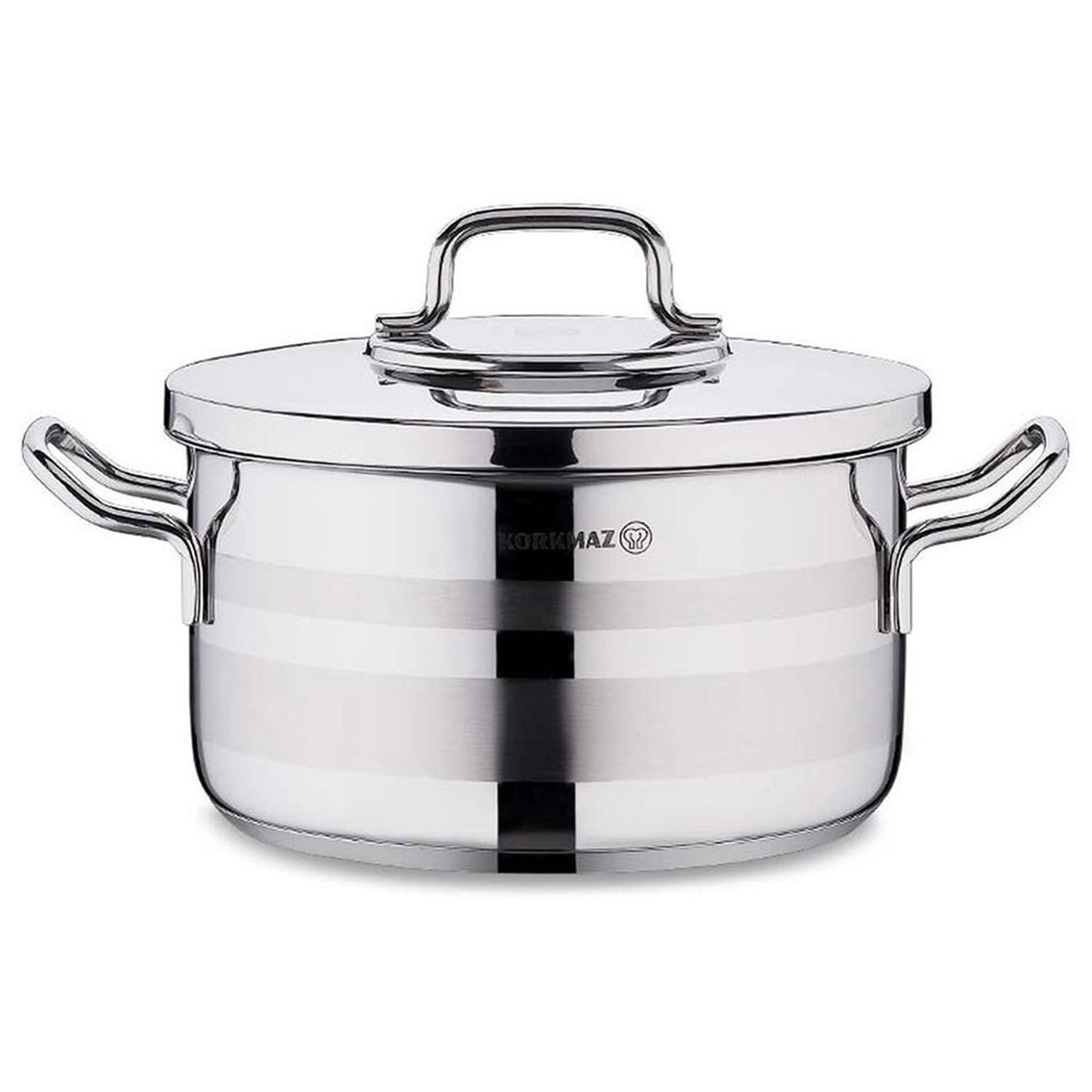 Casserole with lid - Silver 20x11