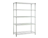 5-tier chrome shelf 45x90x200cm