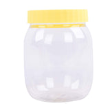 Round clear jar