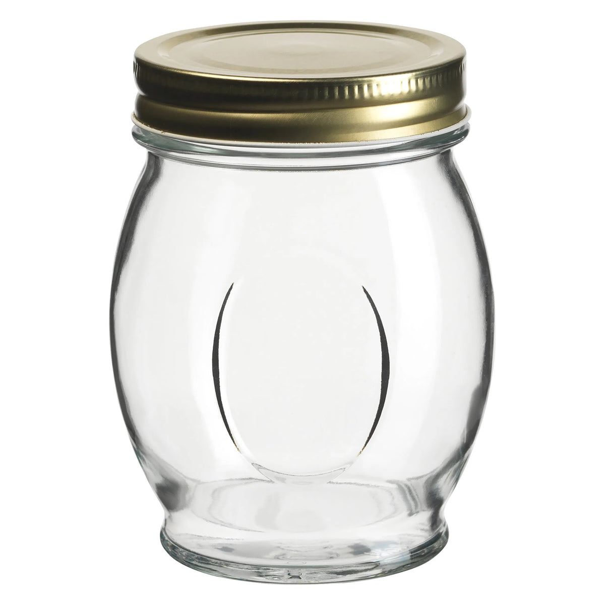 Glass canister with lid