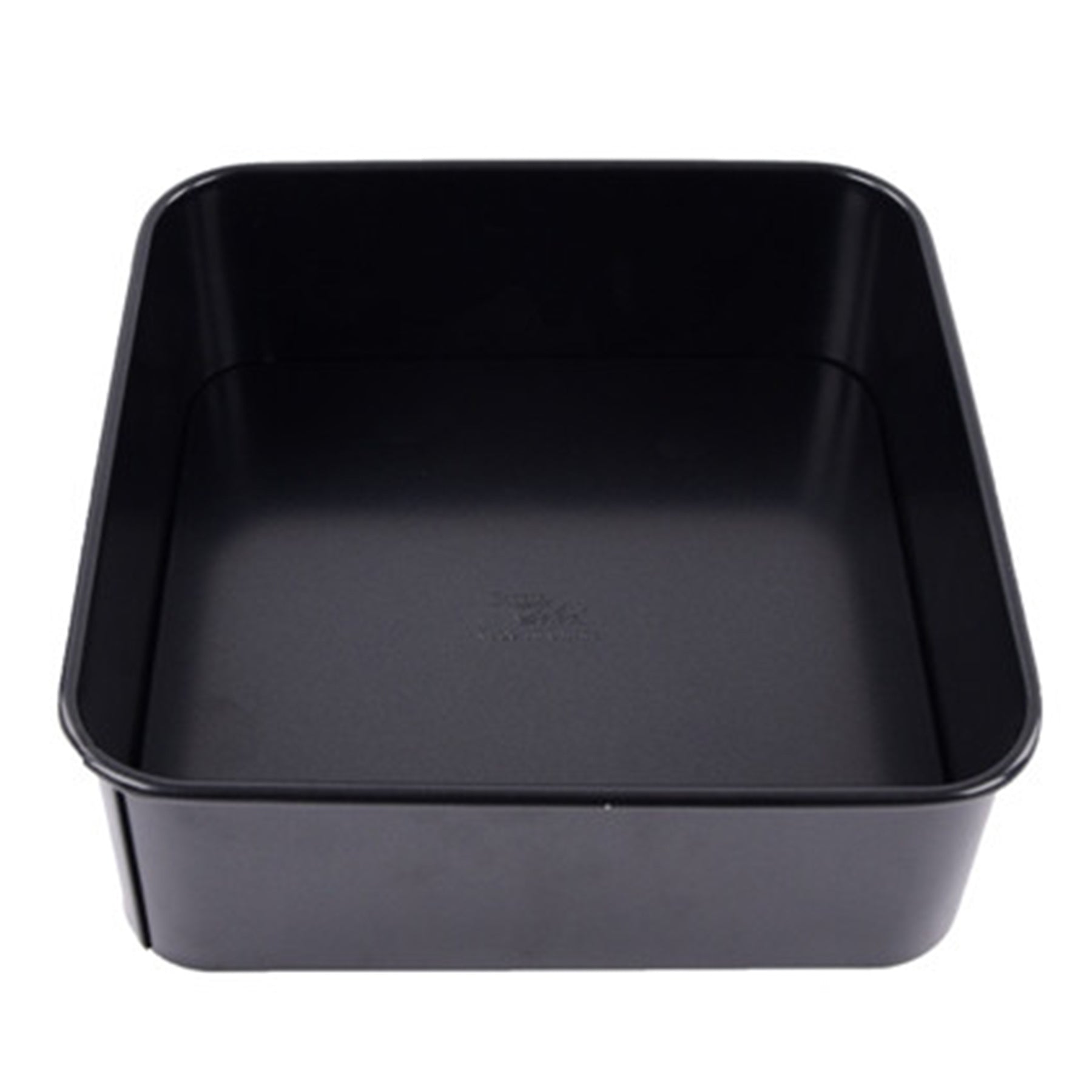 Square Cake Pan with loose bottom, Black