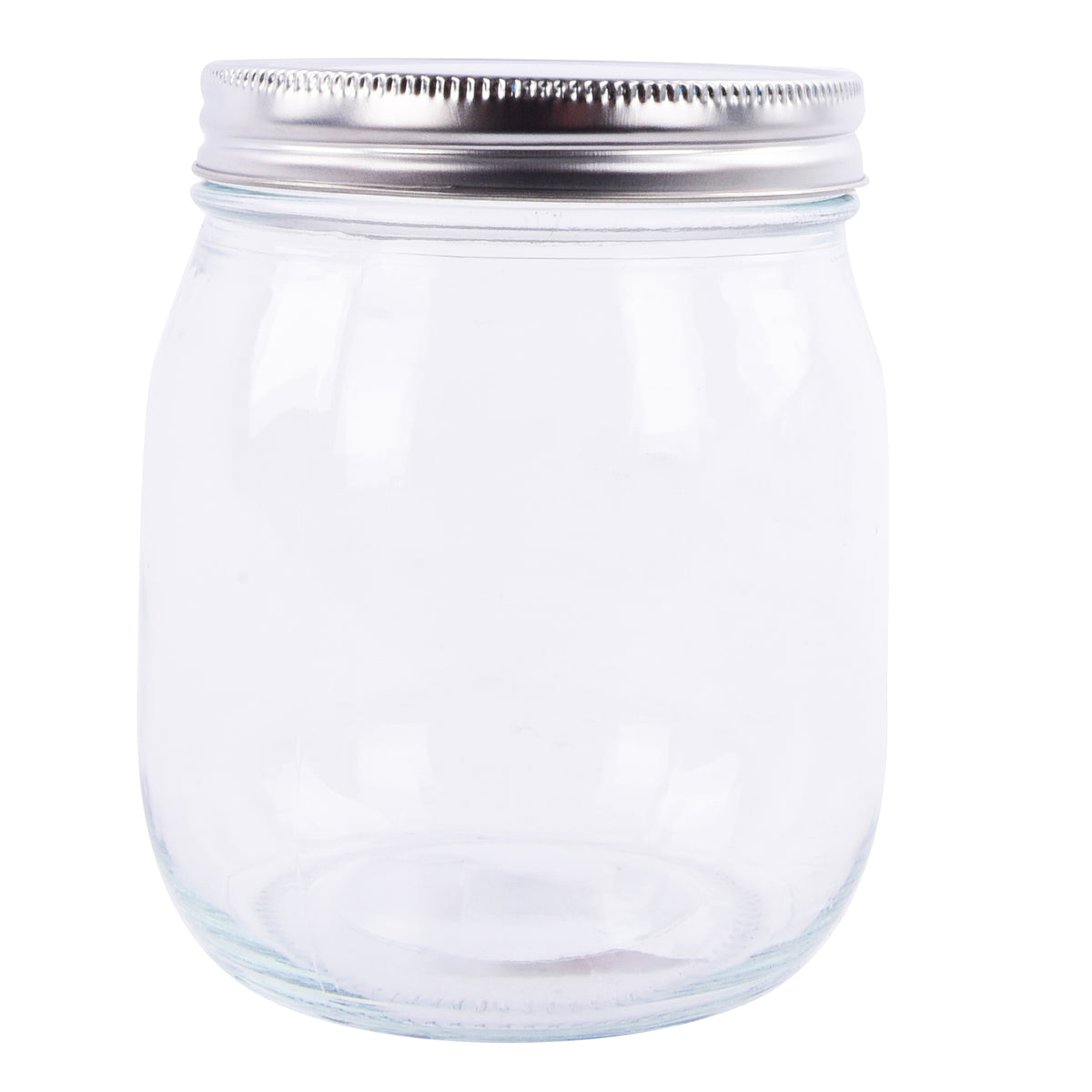 Glass canister with lid