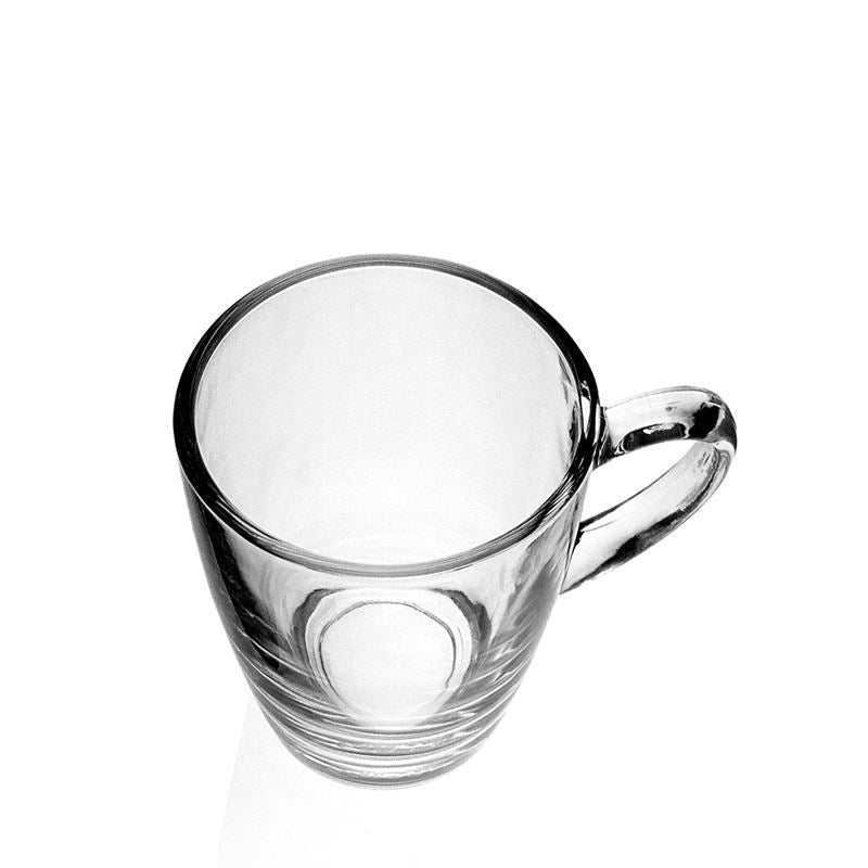 Coffee Cup with handle, Clear