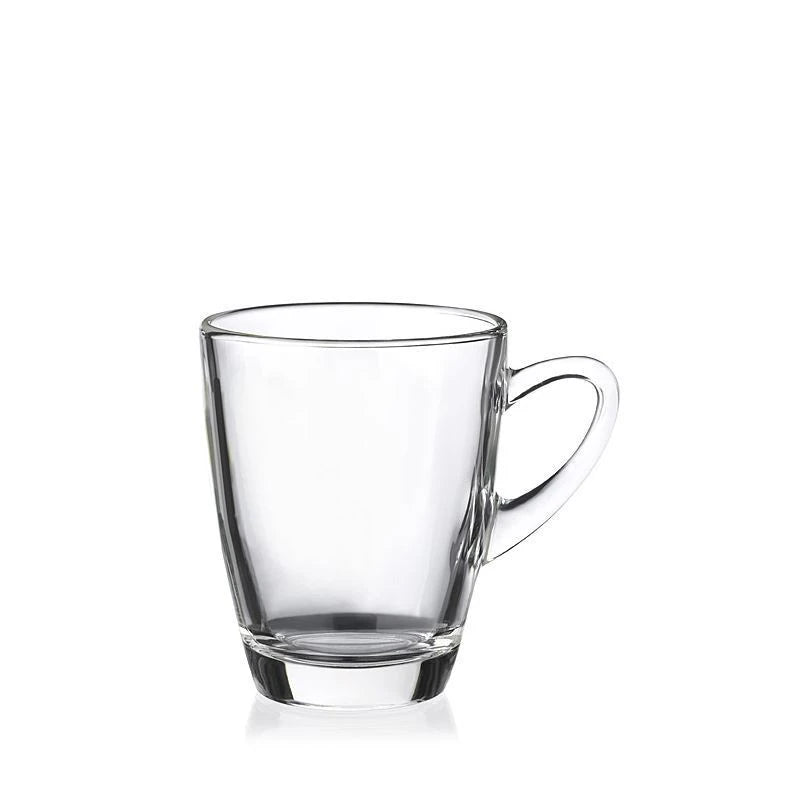 Coffee Cup with handle, Clear