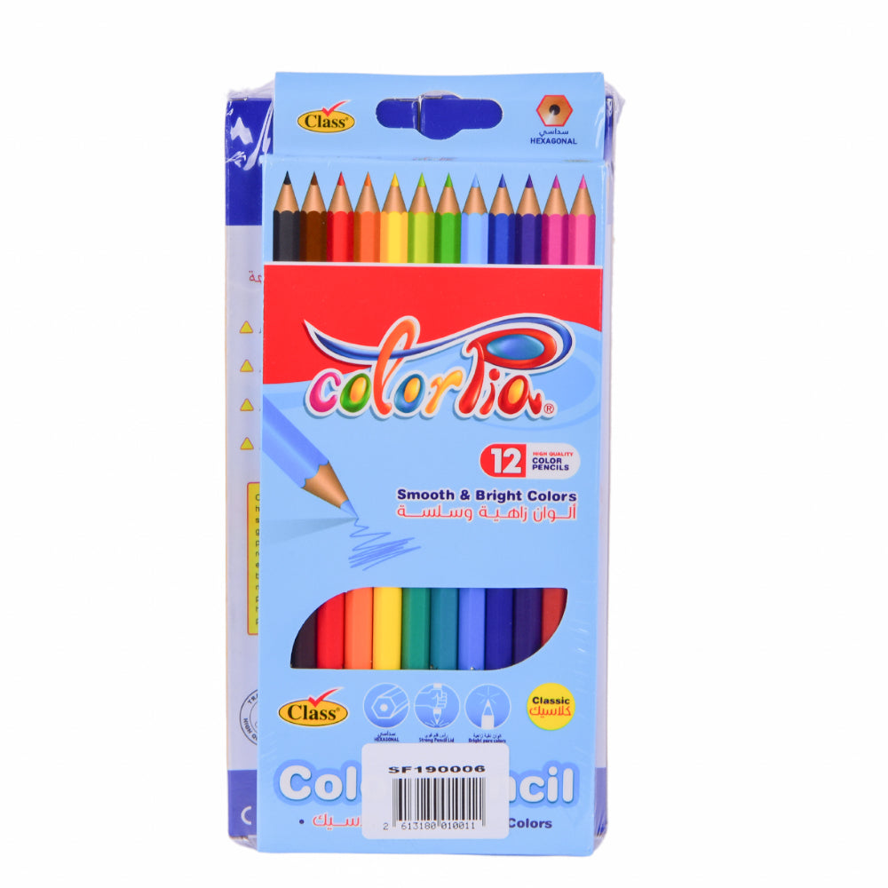 Pencils and colored pencils set