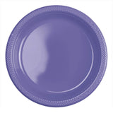 20pcs Plastic plate - Purple