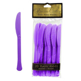 Plastic Knife Set , Purple Color