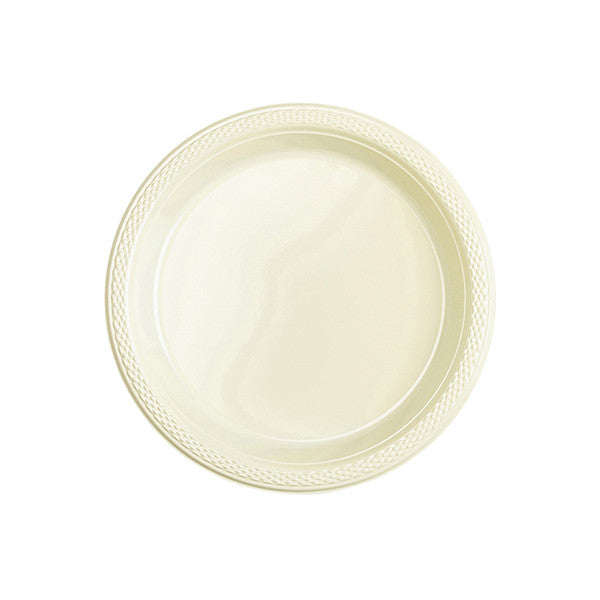 Plastic Plates Set Small - Creamy