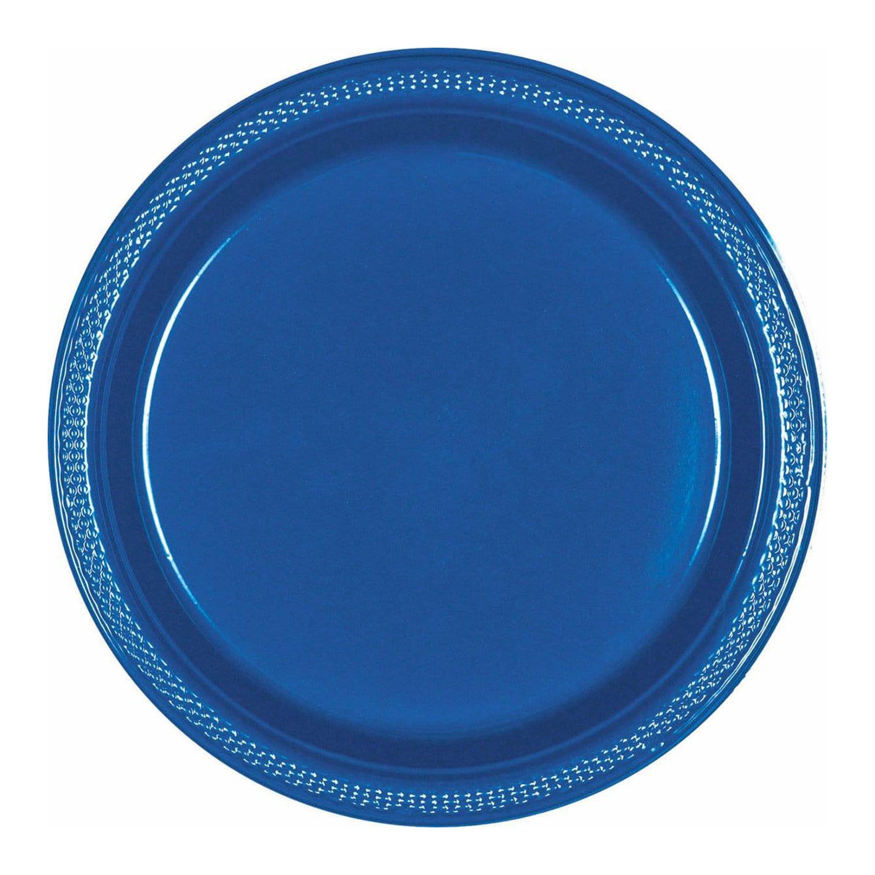 Plastic Plates Set Medium, Blue