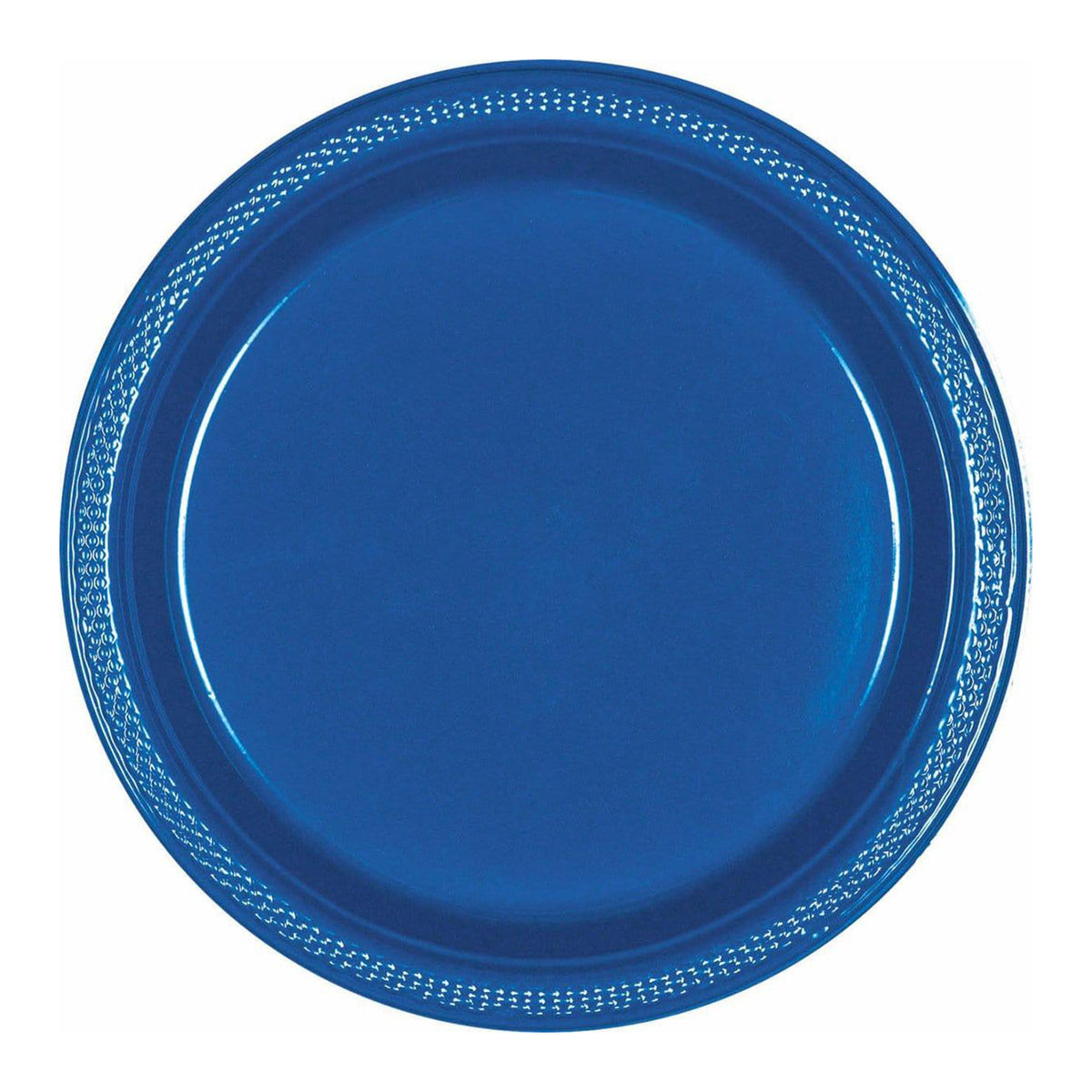 Plastic Plates Set Medium, Blue