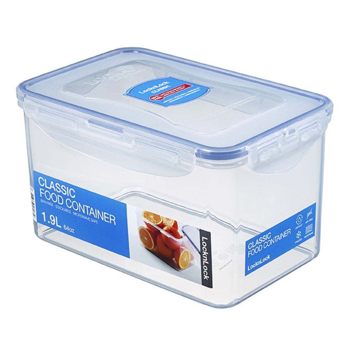 Rectangle Food Canister - Clear