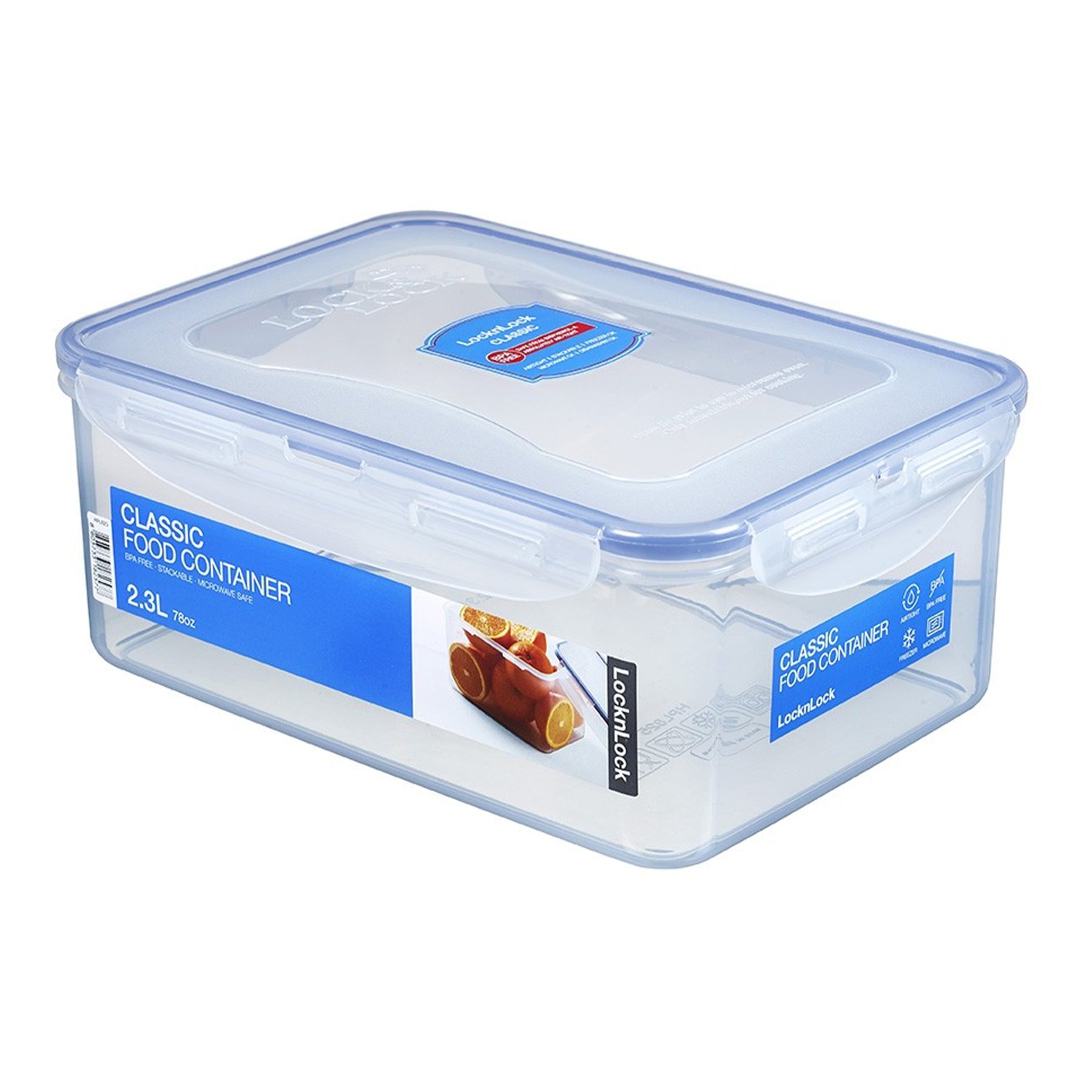 Rectangle Food Canister - Clear