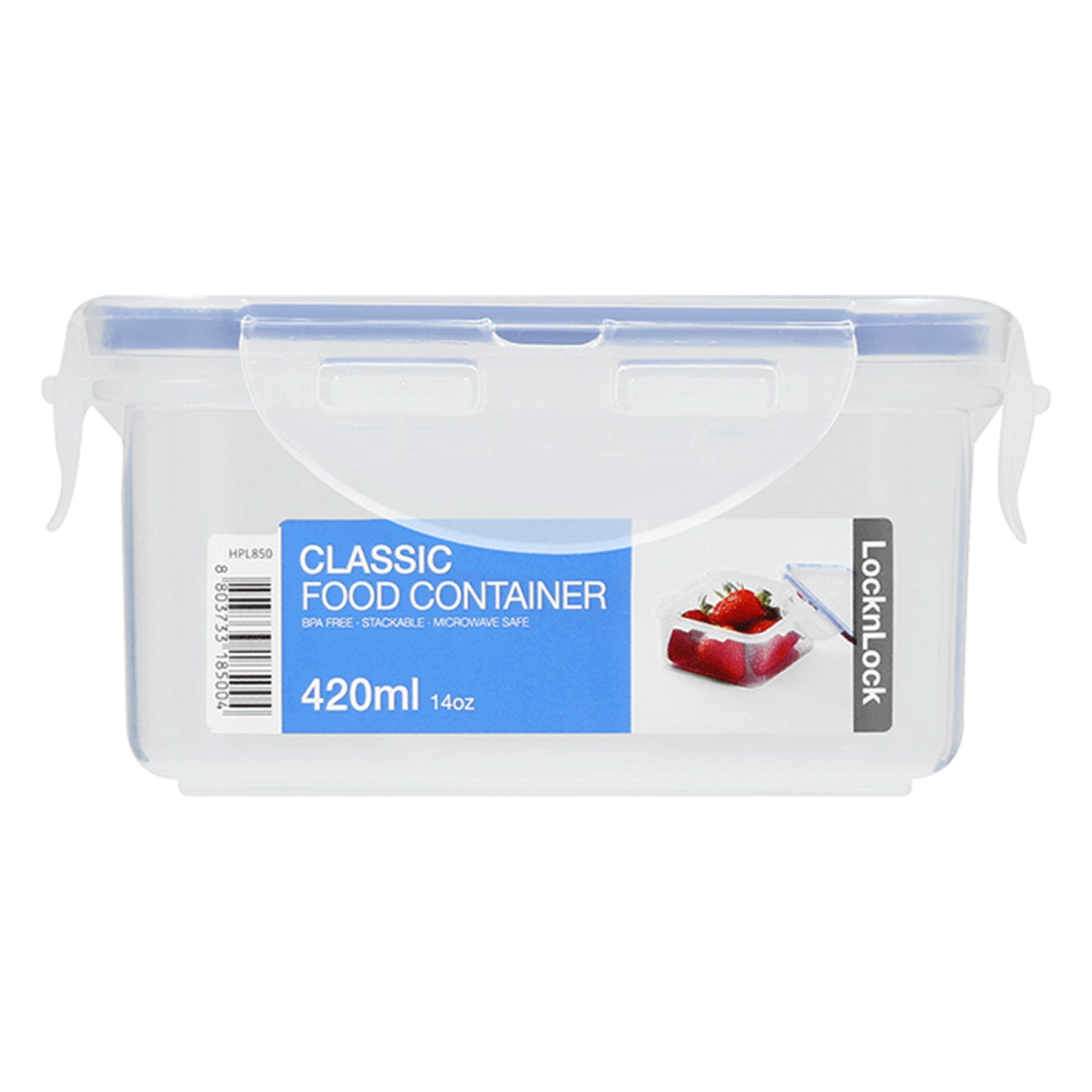 Square Food Canister - Clear