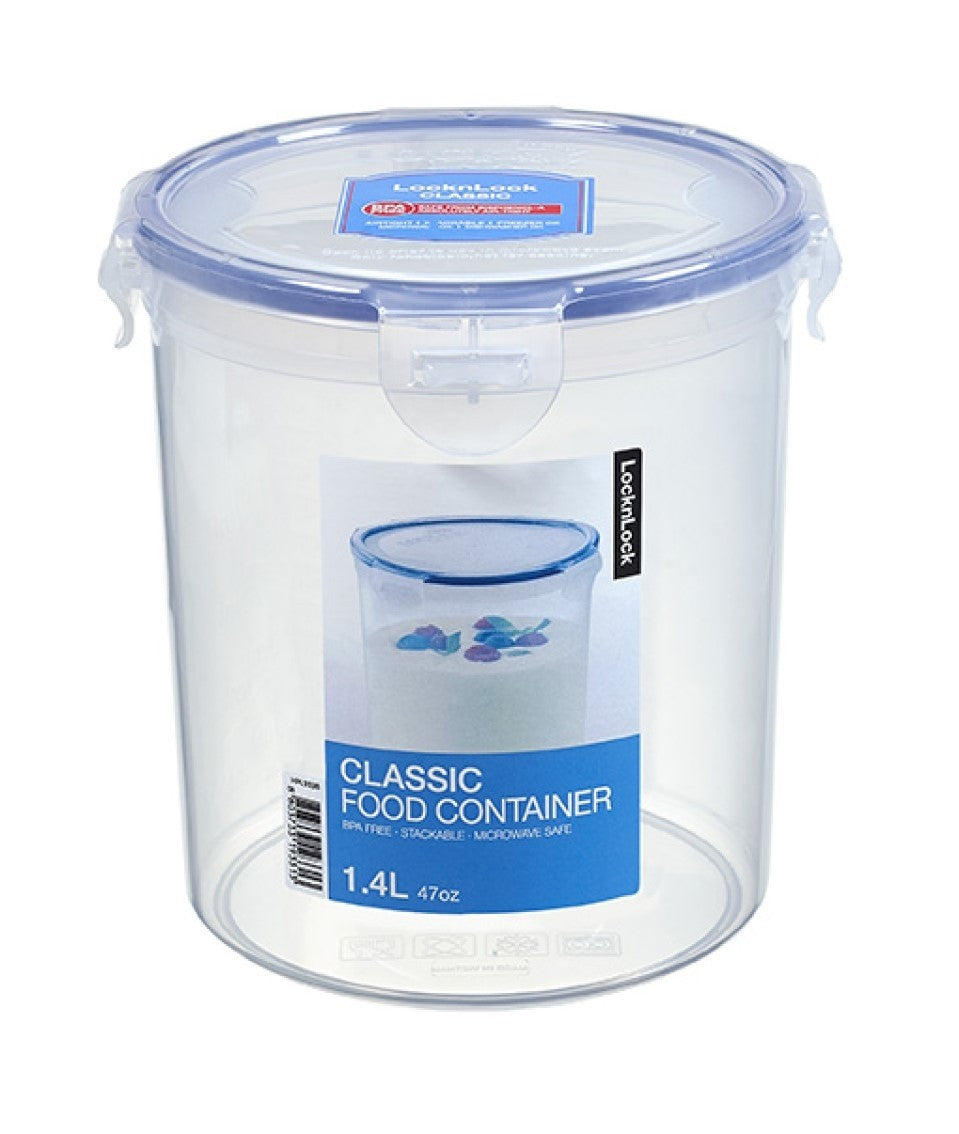 Round Food Canister - Clear