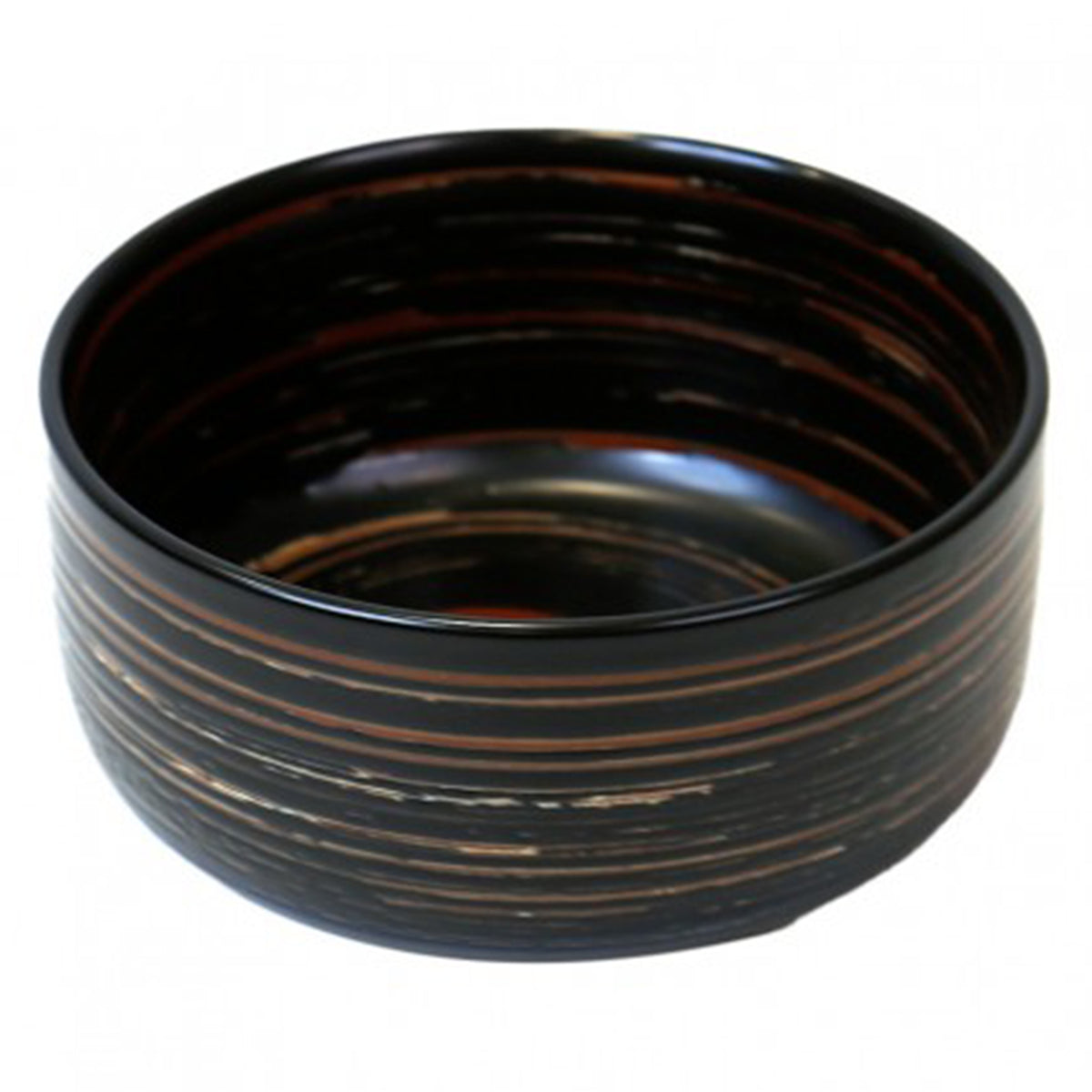 Ceramic round Plate , Black Color