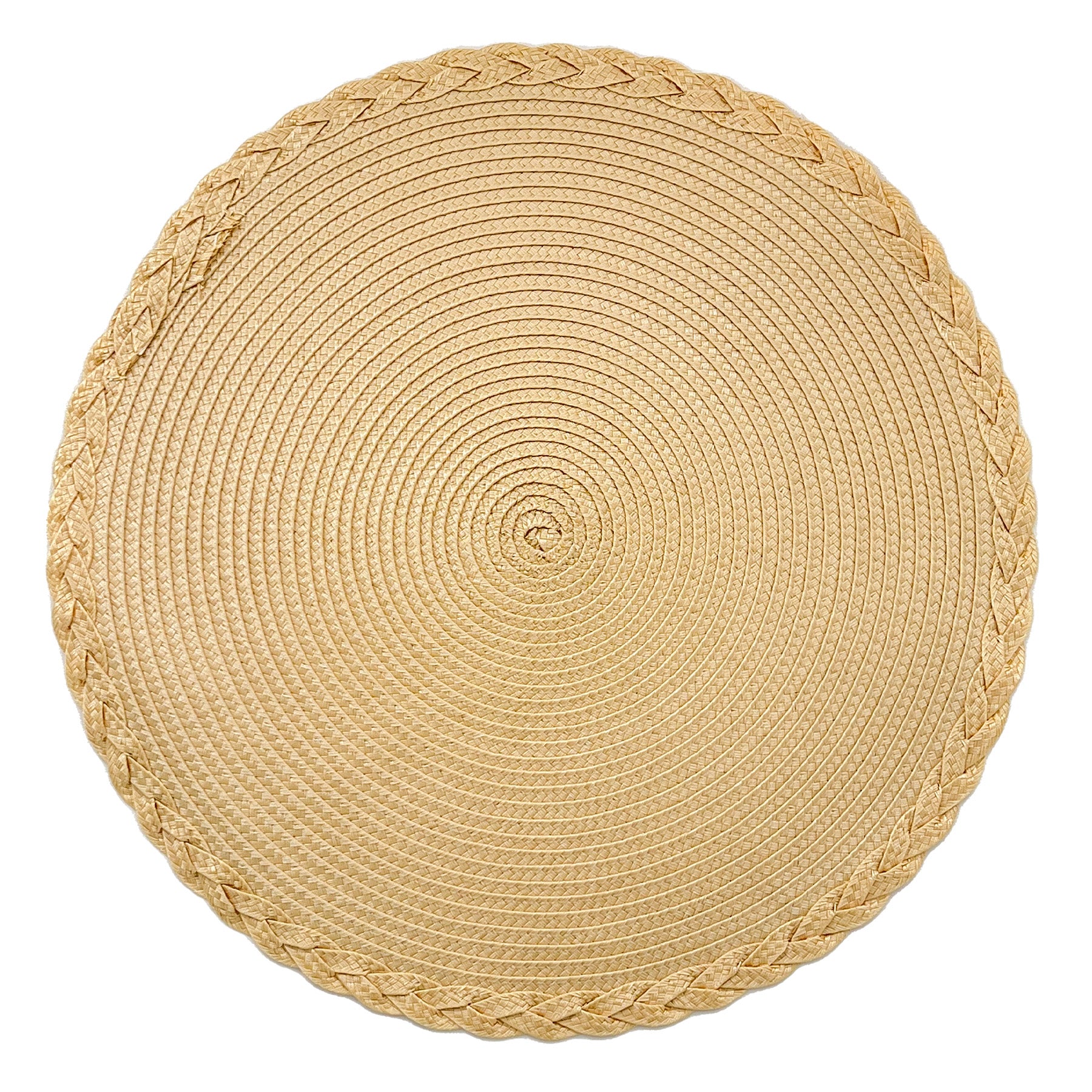 PLACE MAT ROUND beige