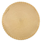 PLACE MAT ROUND beige